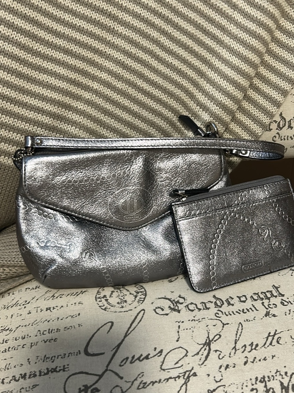 Wristlet with small wallet